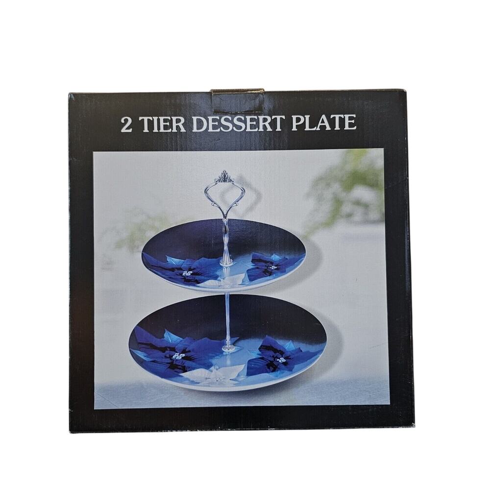 2 Tier Dessert Plate